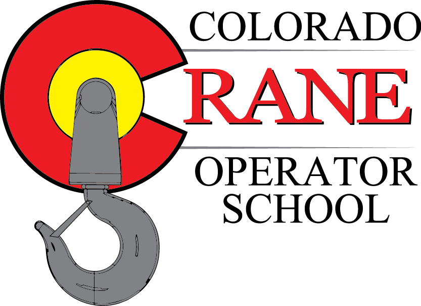 Colorado Crane Operator School Logo in red and gold